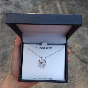 NWT Diamond Star Necklace